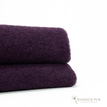 Bio Wollfleece - Aubergine